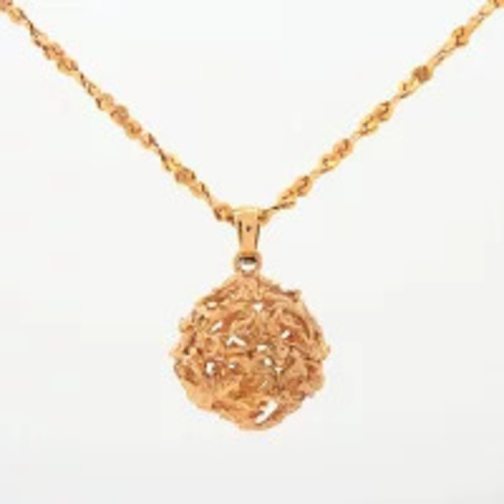 Saint Laurent Yves YSL Necklace Gold